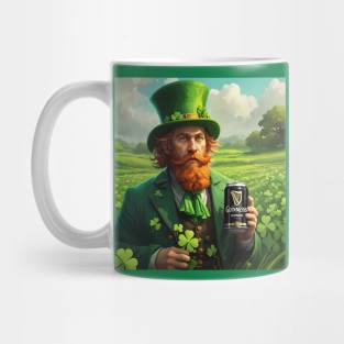 Folk Art Leprechaun Mug